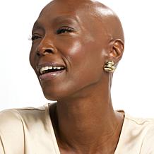 Marlyn Schiff Double Oval Drop Earrings