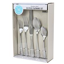 Gibson Home Trillium Plus 24 Peice Flatware Set with 4 Steak Knives -  9215959