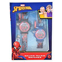 Marvel Spider-Man Unisex Child LCD Walkie-Talkie Set - Blue Silicone