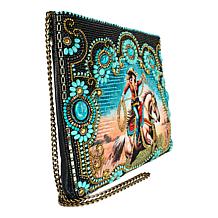 Mary Frances Cowgirl Hand-beaded Crossbody Handbag