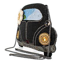 Mary Frances Hand Beaded Car-Shaped Crossbody Handbag
