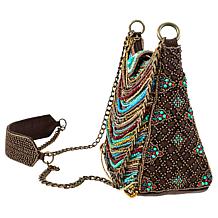 Mary Frances Hand-Beaded Crossbody Handbag