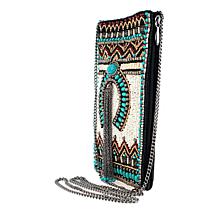 Mary Frances Hand-Beaded Crossbody Phone Bag
