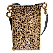 Mary Frances Hand-Beaded Crossbody Phone Bag