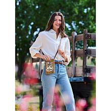 Mary Frances Hand-Beaded Crossbody Phone Bag