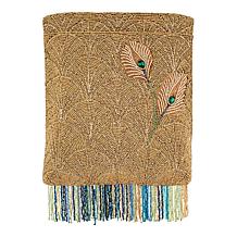 Mary Frances Peacock Hand-beaded Crossbody Handbag