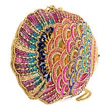 Mary Frances Rainbow Fish Hand-Beaded Crossbody Handbag