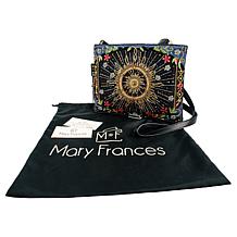 Mary Frances Solar Mystique Hand-Beaded Crossbody Handbag