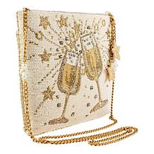 Mary Frances Toast of the Town Beaded Crossbody