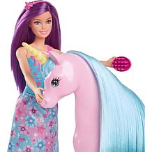 Mattel Barbie Fantasy Doll & Unicorn Toy Set