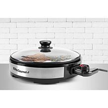 Maxi-Matic Elite Gourmet 12" Deluxe Indoor Grill w/Tempered Glass Lid