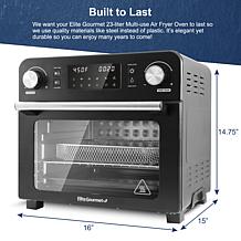 Maxi-Matic Elite Gourmet Programmable 23L Air Fryer/Rotisserie Oven