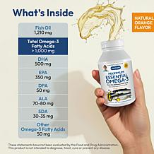 Maximum Essential Omega-3 Orange - 360 Capsules