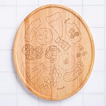 Meg Quinn x Maple Leaf at Home Charcuterie Map Board w/Bonus Recipes