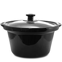 MegaChef Triple 2.5 Quart Slow Cooker and Buffet Server in Brushed ...