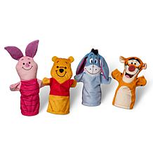 Melissa & Doug 4-Piece Winnie the Pooh Hand Puppet Set