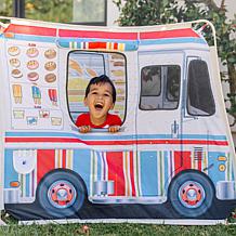 Melissa & Doug Food Truck Fabric Play Tent Playhouse and Storage Tote