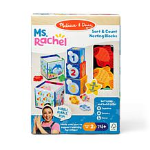Melissa & Doug Ms. Rachel Toys Numbered Cardboard Blocks 