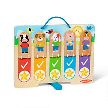 Melissa & Doug My Daily Routines Chart Wooden Flip Chart