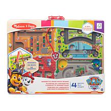 Melissa & Doug Paw Patrol 2 Wooden Magnetic Wand 4-in-1 Maze Board