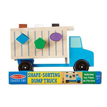 Melissa & Doug Shape-Sorting Dump Truck Set
