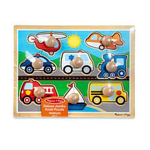 Melissa & Doug Vehicles Jumbo Knob Puzzle
