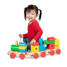 Melissa & Doug Wooden Jumbo Stacking Train Classic