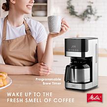 Melitta 8-Cup Drip Coffee Maker with Thermal Carafe and Touch Contr...