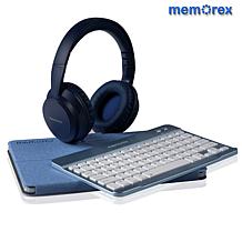 Memorex 11" 128GB Tablet Bundle w/Keyboard, Case & Wireless Headphones