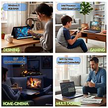 Memorex 15.6" Touch 2-in-1 Intel 4GB RAM 128GB SSD Laptop