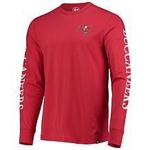 Men's '47 Red Tampa Bay Buccaneers Franklin Long Sleeve T-Shirt