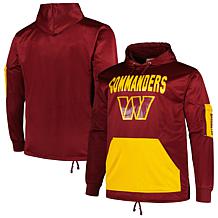 Men's Fanatics  Burgundy Washington Commanders Big & Tall Pullover ...