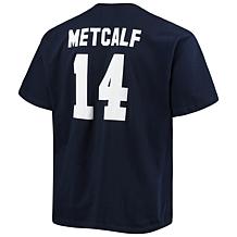 Men's Fanatics DK Metcalf College Navy Seattle Seahawks Big & Tall ...