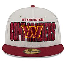 Men's New Era Stone/Burgundy Washington Commanders 2023 NFL Draft O...