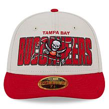 Men's New Era Stone/Red Tampa Bay Buccaneers 2023 NFL Draft Low Pro...