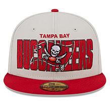 Men's New Era Stone/Red Tampa Bay Buccaneers 2023 NFL Draft On Stag...