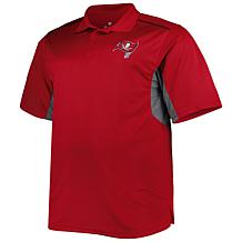Men's Red Tampa Bay Buccaneers Big & Tall Team Color Polo