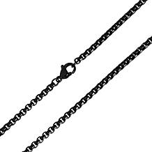 Men's Stainless Steel Cross Pendant with Chain Necklace