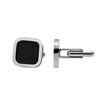 Men's Stainless Steel Square Cufflinks