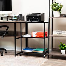 Mind Reader 3 Tier Rolling Cart Microwave Stand Office Cart Metal