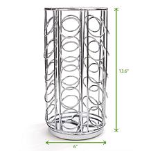 Mind Reader 35-Capacity Rotating Metal K-Cup Carousel Pod Holder