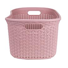 Mind Reader 40-Liter Laundry Hamper with Cutout Handles