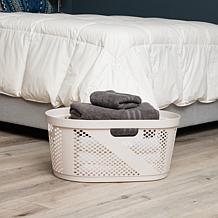 Mind Reader 40L Laundry Basket - Ivory