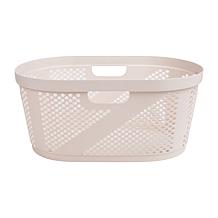 Mind Reader 40L Laundry Basket - Ivory
