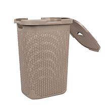 Mind Reader 60-Liter Laundry Basket with Cutout Handles