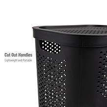 Mind Reader 60 Liter Laundry Hamper Set of 2 Black