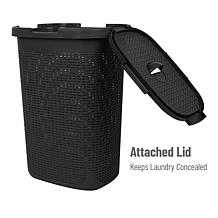 Mind Reader 60-Liter Ventilated Clothes Basket with Carry Handles
