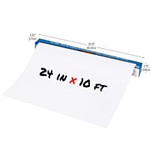 Mind Reader Adhesive Dry Eraseboard Roll 2 Dry Erase Markers