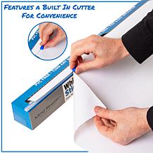 Mind Reader Adhesive Dry Eraseboard Roll 2 Dry Erase Markers