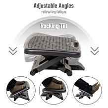 Mind Reader Adjustable Foot Rest with Elastomer Pad